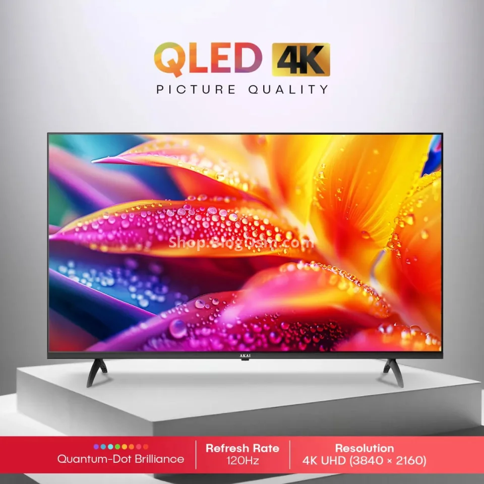 AKAI 254cm (100 Inch) 4K Ultra HD Smart Google QLED TV