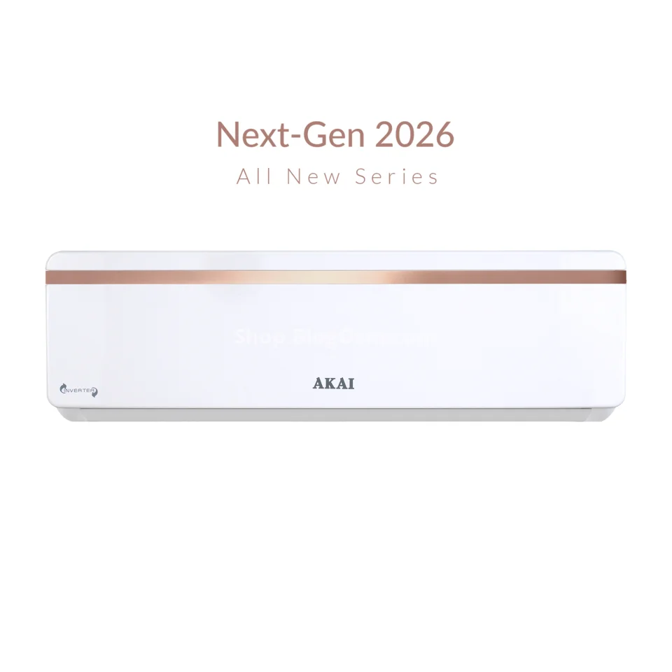 Akai Nilgiree 1.5 Ton 3-Star Inverter AC, Flexi Mode 8-in-1, (Cools at 55°C degrees, 100% Copper, AKSI-183PQE, 2026 Model)